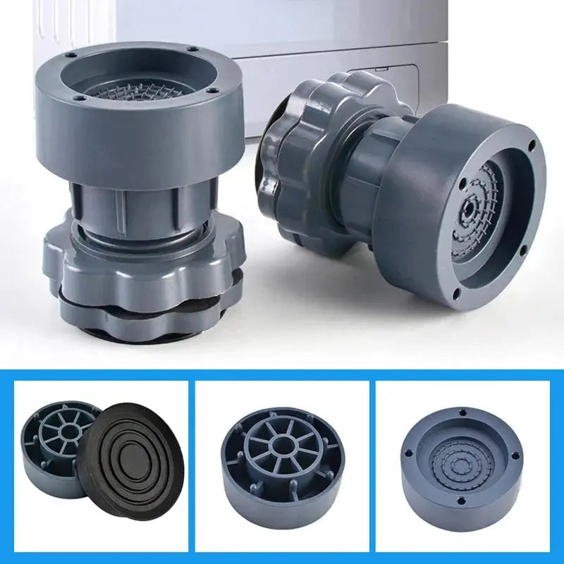 Höhenverstellbare Anti-Vibrations-Unterlage für Waschmaschinen – 4 Stück product image 3