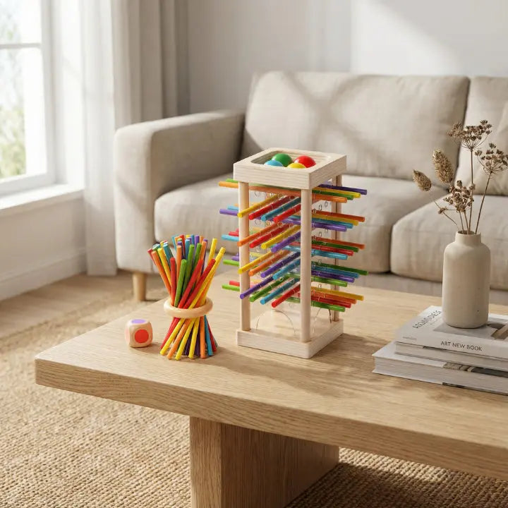 Holz-Kugelturm – Konzentration & Feinmotorik fördern product image 1
