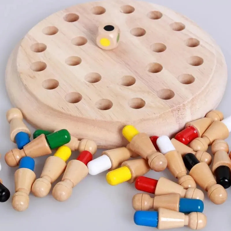 Holz-Memory-Spiel — Denkspiel zur Förderung von Gedächtnis und Koordination product image 3