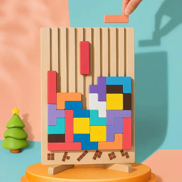 Holz-Tetris-Puzzlebrett – Der perfekte Brain-Break für Ihren Schreibtisch product image 6