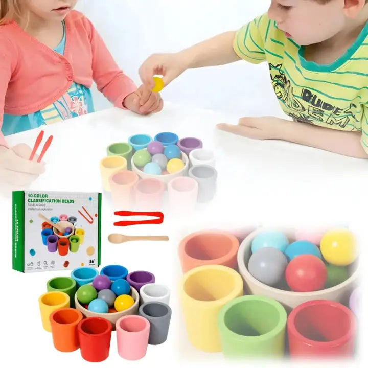 Holzspielset für Farbzuordnung product image 2