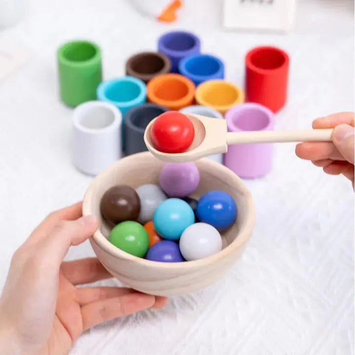 Holzspielset für Farbzuordnung product image 4