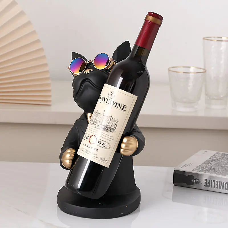 Weinglashalter Hunde-Figur – Handgefertigte Tischdekoration product image 4