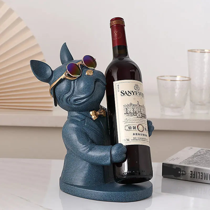 Weinglashalter Hunde-Figur – Handgefertigte Tischdekoration product image 9