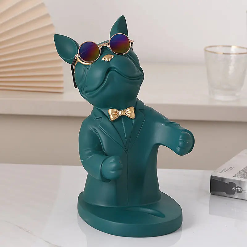 Weinglashalter Hunde-Figur – Handgefertigte Tischdekoration product image 12