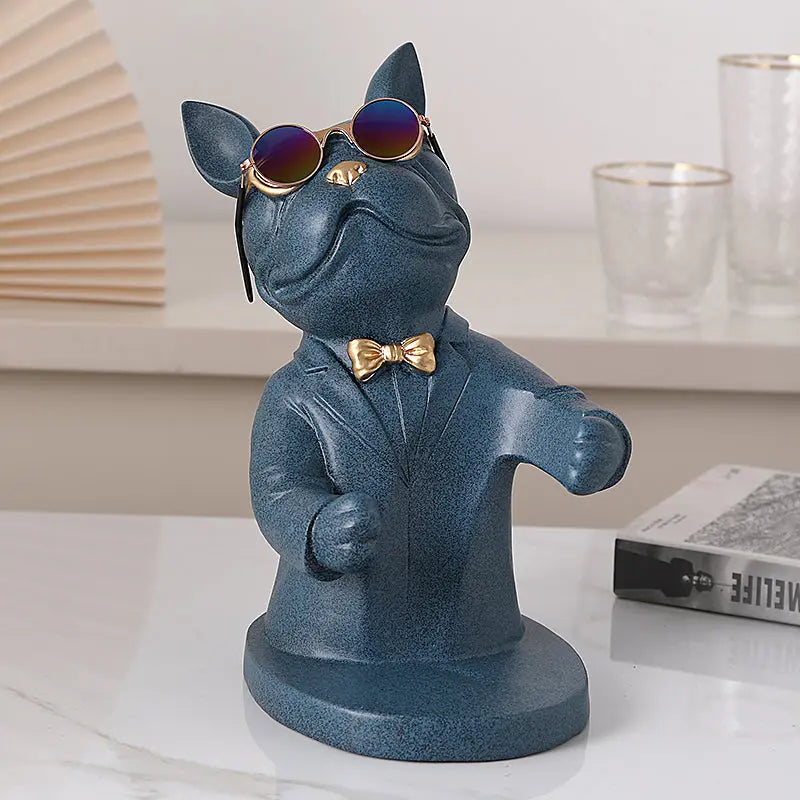 Weinglashalter Hunde-Figur – Handgefertigte Tischdekoration product image 13