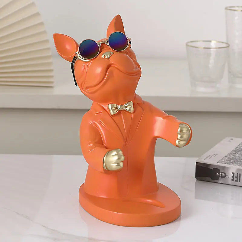 Weinglashalter Hunde-Figur – Handgefertigte Tischdekoration product image 14
