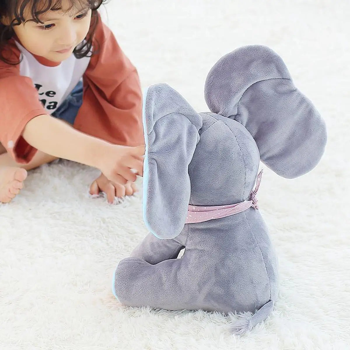 Plüsch-Elefant mit Musik – Bewegliche Ohren & Kinderlachen garantiert product image 2