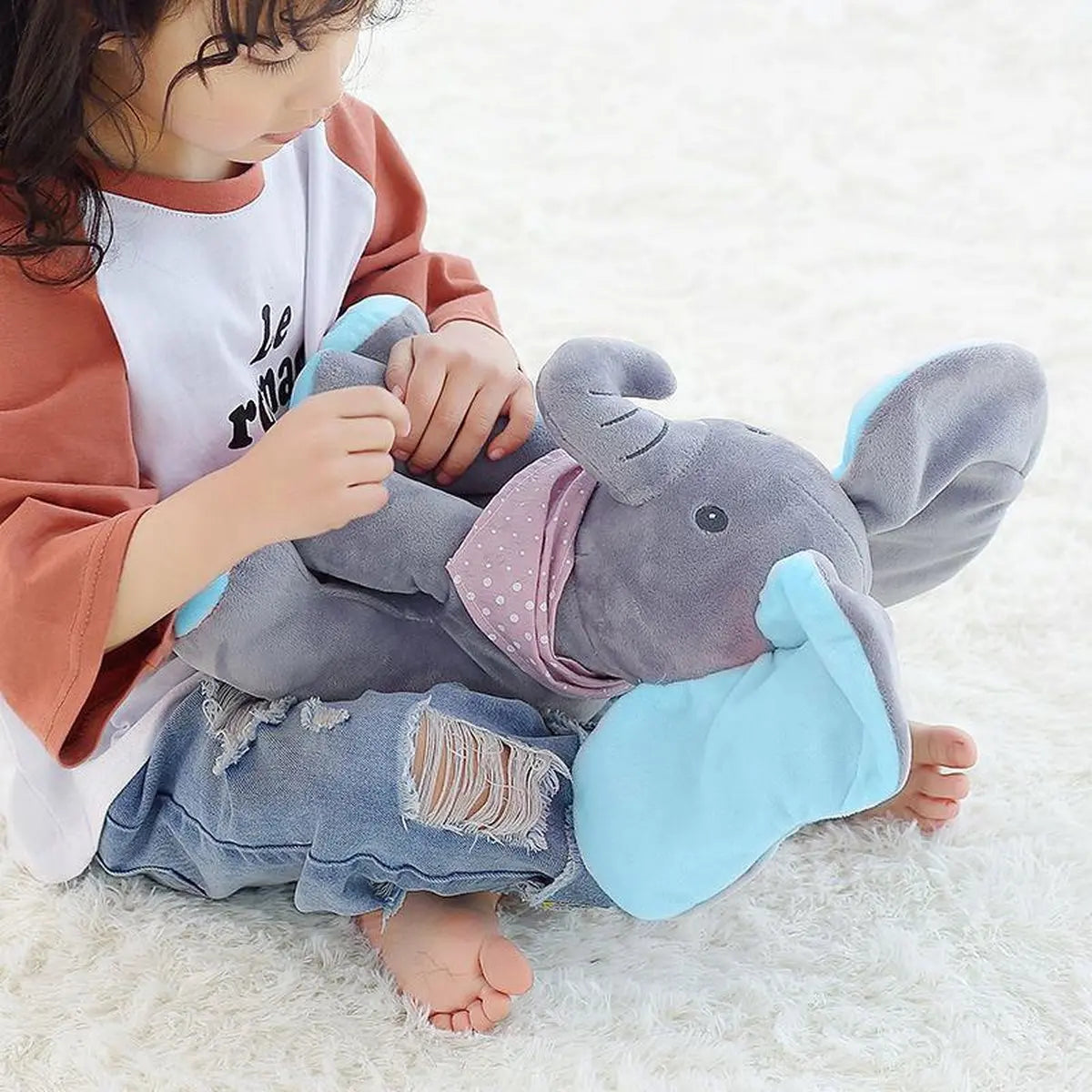Plüsch-Elefant mit Musik – Bewegliche Ohren & Kinderlachen garantiert product image 5