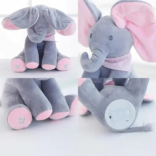Plüsch-Elefant mit Musik – Bewegliche Ohren & Kinderlachen garantiert product image 3