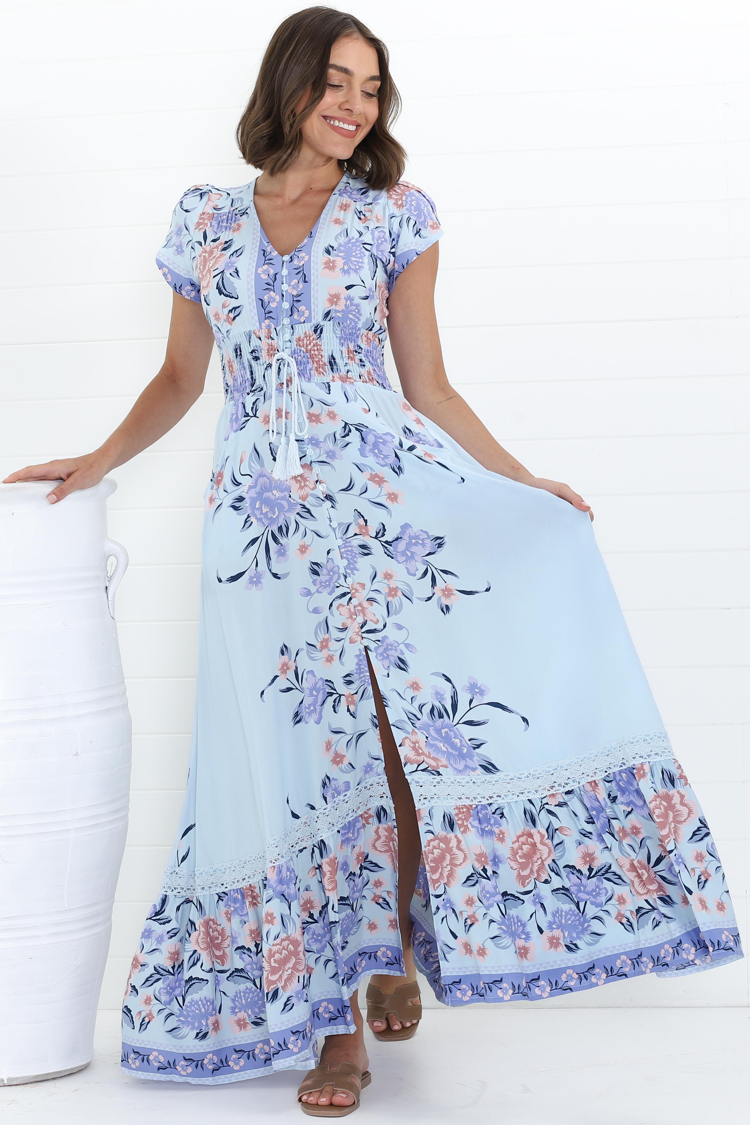 Fayra | Boho Maxi Sommerkleid