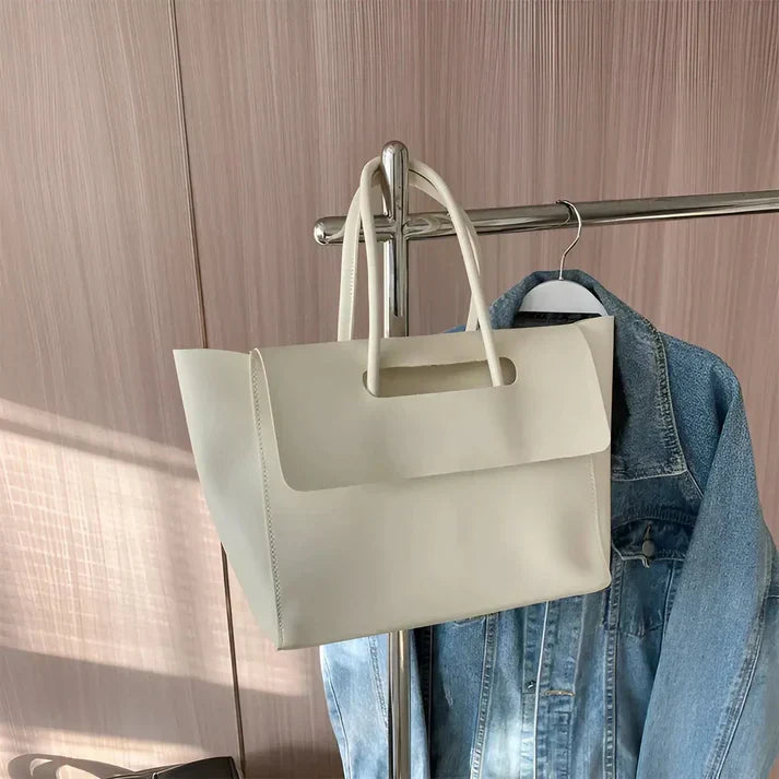 Klassische Lederschultertasche Für Damen