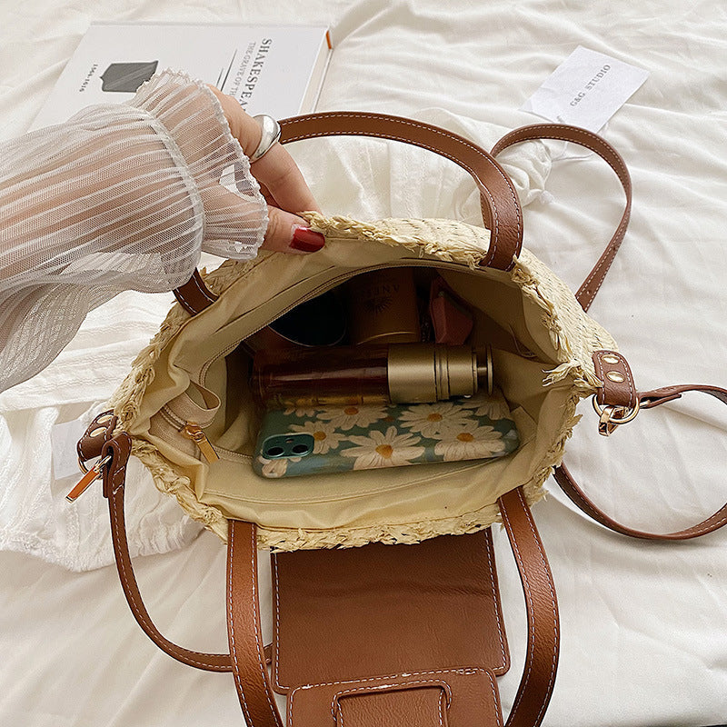 Sunny | Tote Tasche aus Stroh