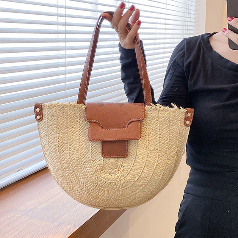 Sunny | Tote Tasche aus Stroh