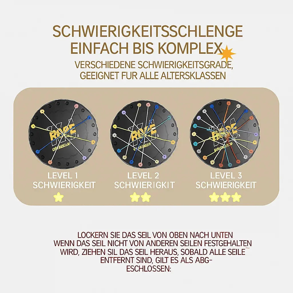Logik-Seilspiel – Fördert Konzentration & Geschick für Jung & Alt product image 4