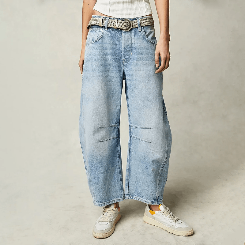 Weit geschnittene Jeans mit lässiger Passform für Damen