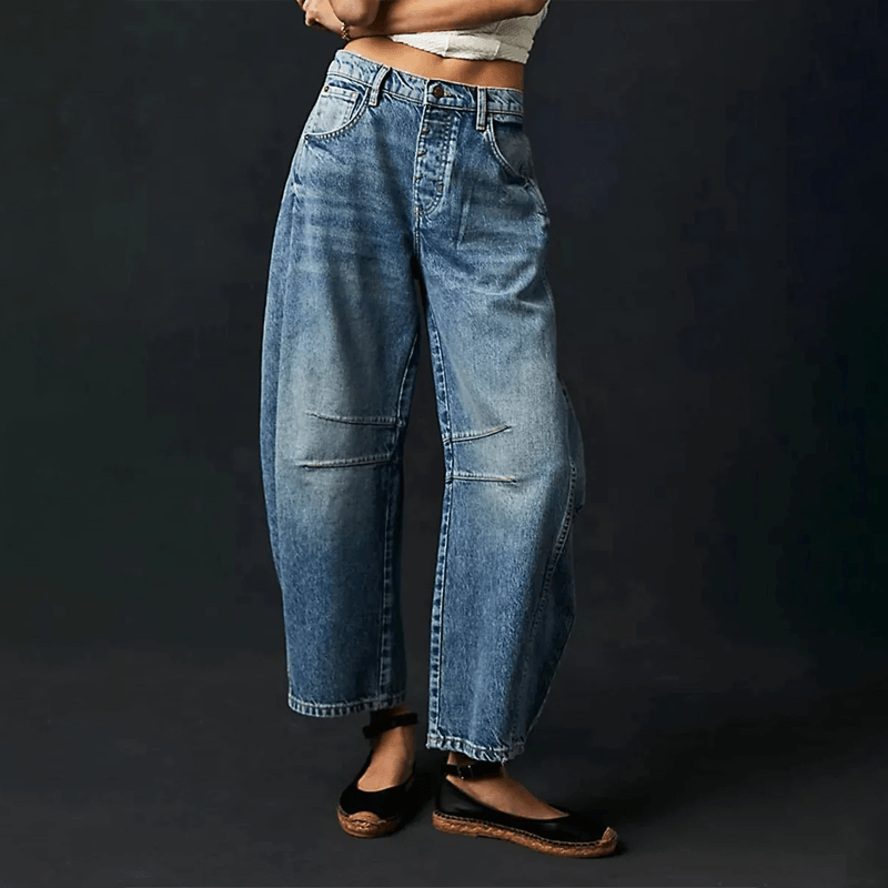 Weit geschnittene Jeans mit lässiger Passform für Damen