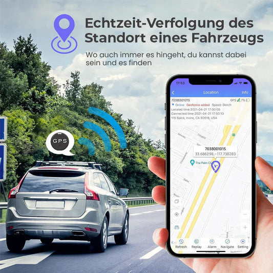 SecureTrack™ Echtzeit-Verfolgung des Standort eines Fahrzeugs [1 + 1 Gratis]