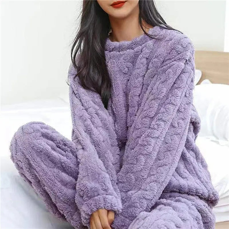 Fleece-Pyjama-Set für Gemütlichkeit für Frauen