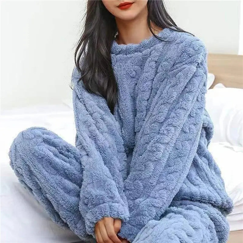 Fleece-Pyjama-Set für Gemütlichkeit für Frauen