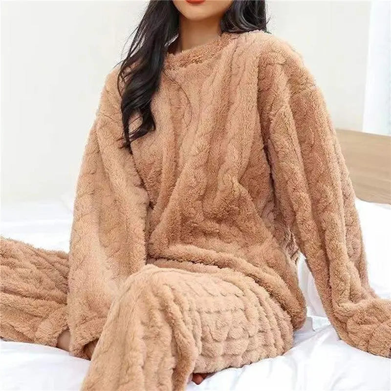 Fleece-Pyjama-Set für Gemütlichkeit für Frauen