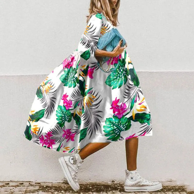 Elixane | Luftiges buntes Sommerkleid