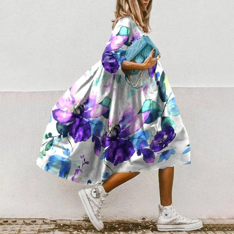 Elixane | Luftiges buntes Sommerkleid