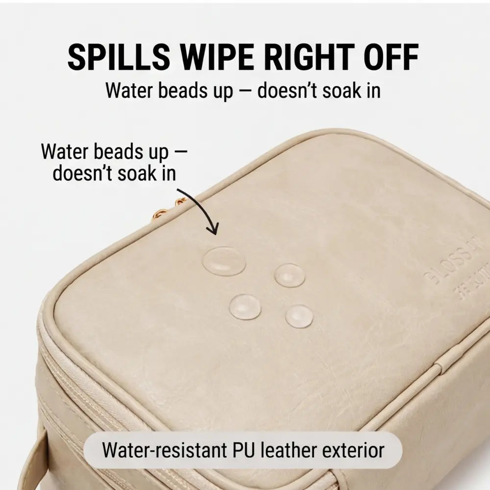 Flach aufklappbare Kosmetiktasche – Pinselschutz, 25+ Produkte product image 11