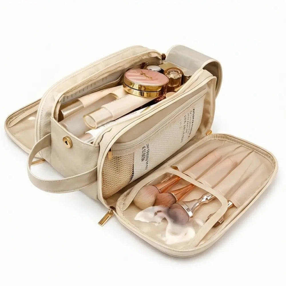 Flach aufklappbare Kosmetiktasche – Pinselschutz, 25+ Produkte product image 12