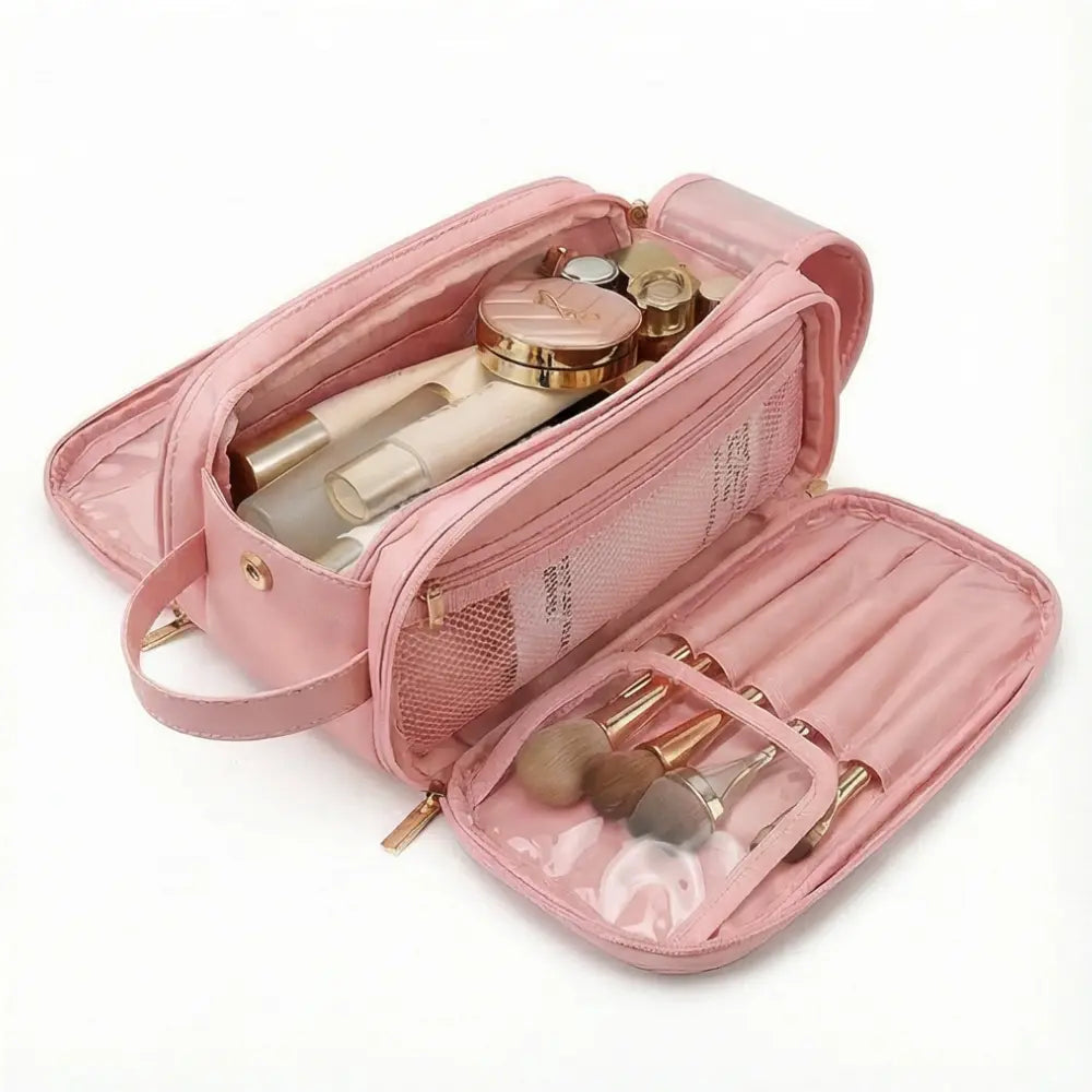 Flach aufklappbare Kosmetiktasche – Pinselschutz, 25+ Produkte product image 14