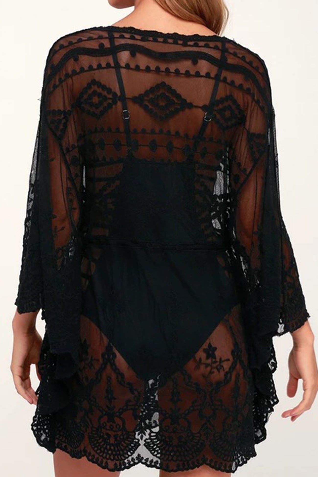 Azira | Spitzen-Strandkleid aus Mesh