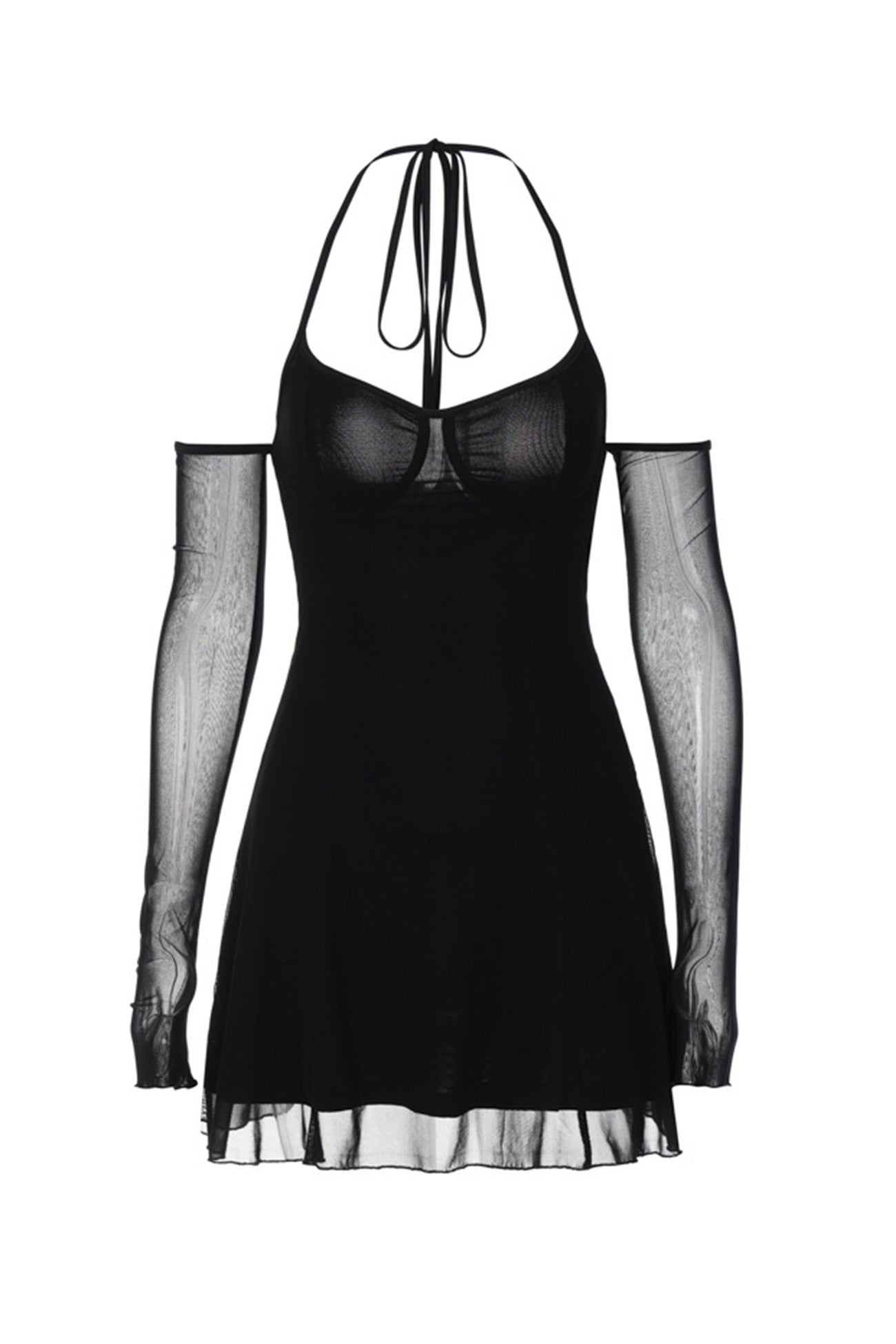 Aylen | Schulterfreies Minikleid mit Schleife