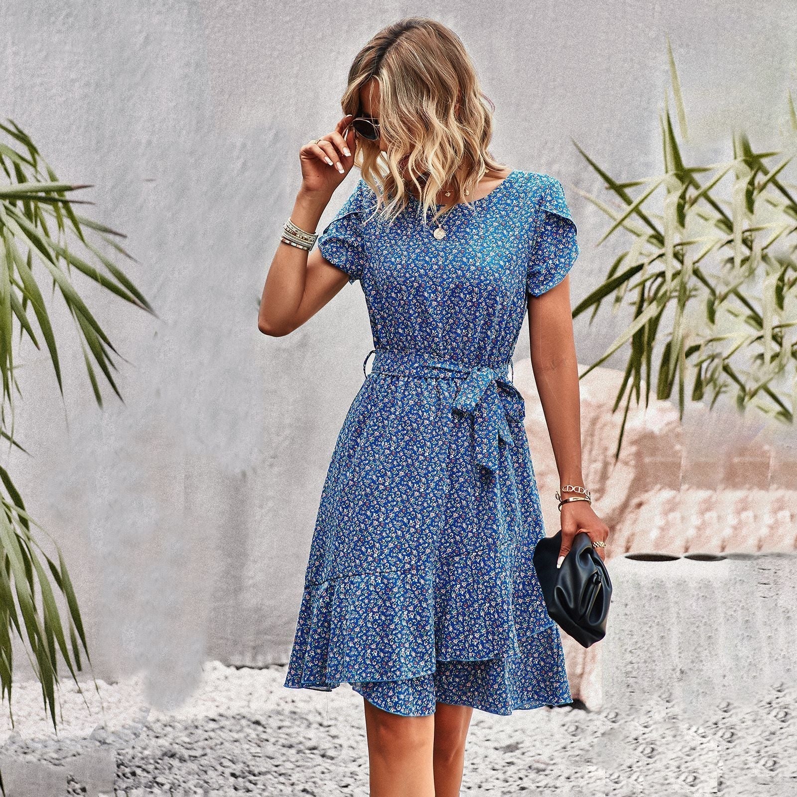 Amorette |  Geschmeidiges Midikleid für Frauen
