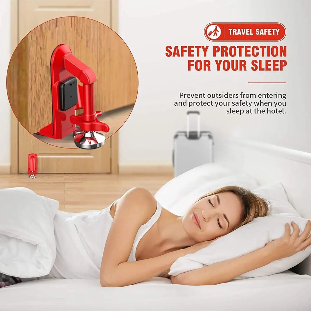 MobileLock™ – Extra Sicherheit für Hotelzimmer & Ferienwohnungen überall verfügbar [50 % Rabatt]