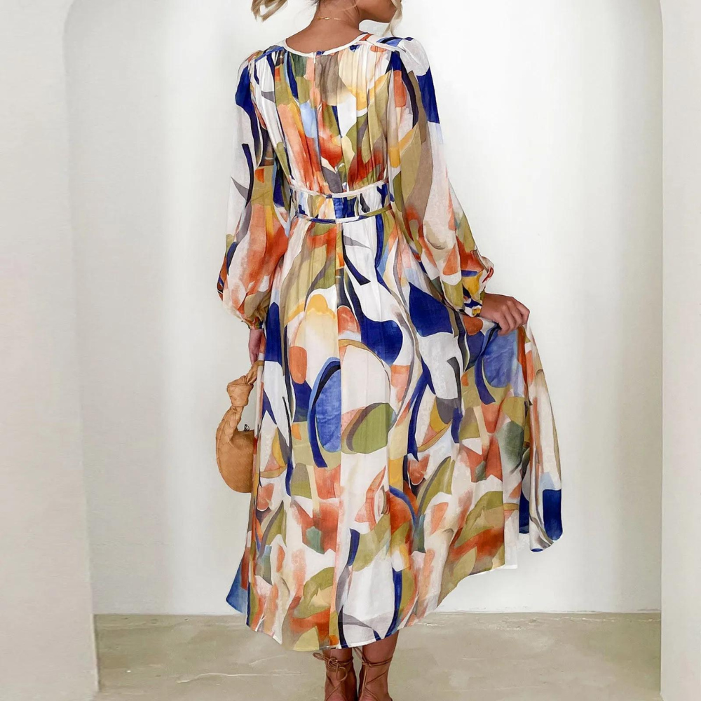 Euphemia | Elegantes Boho-Maxikleid