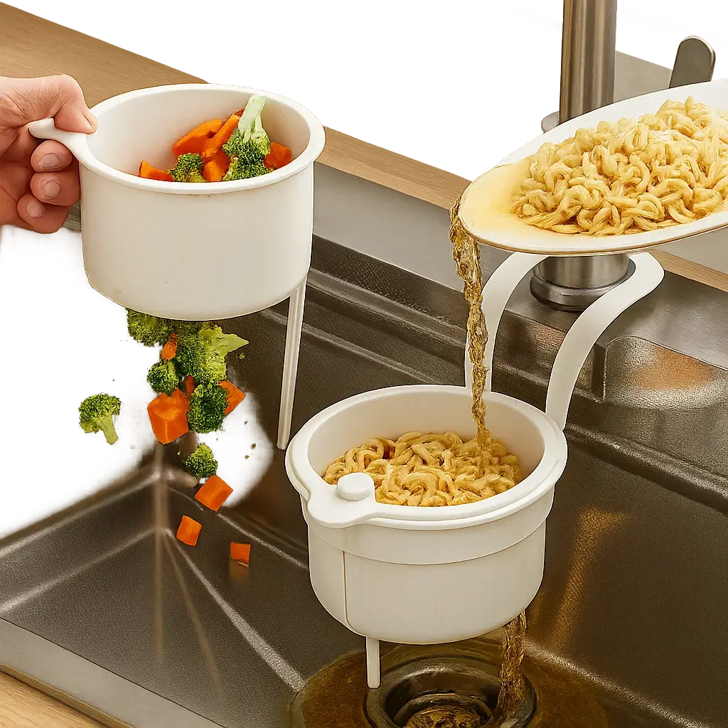 Schluss mit verstopften Spülen – sauberes Abgießen in Sekunden product image 1