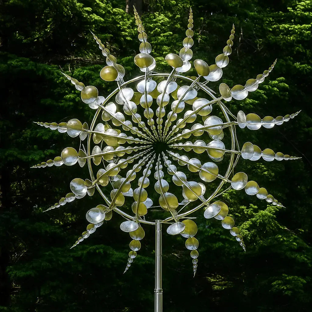 BreezyMetal™ – Windspinner für faszinierende Gartendeko und beruhigende Entspannungseffekte im Außenbereich [50 % Rabatt]