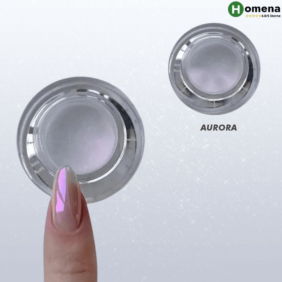 Chrom Nagelpuder Spiegelglanz Effekt Für Maniküre Set product image 11