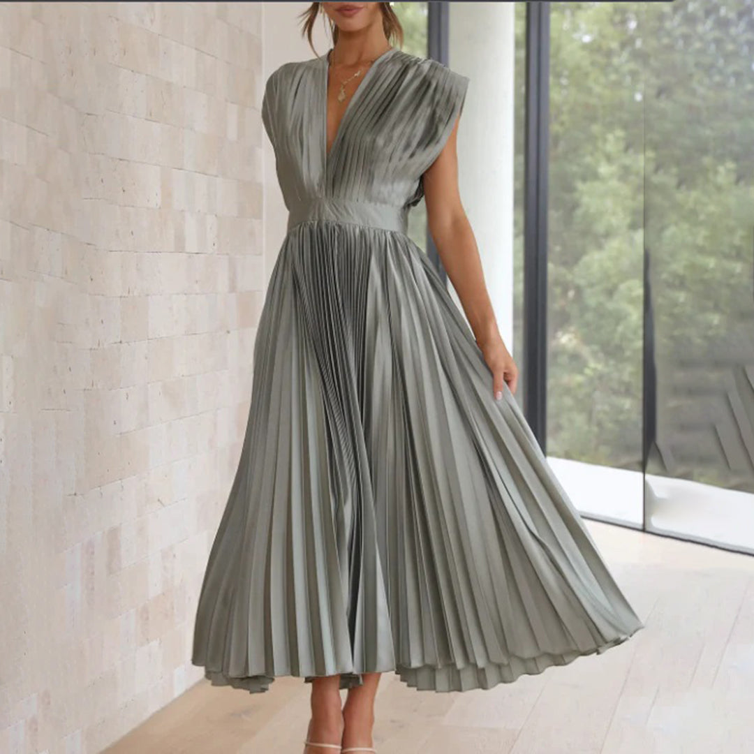 Elegantes zeitloses Kleid Für Frauen