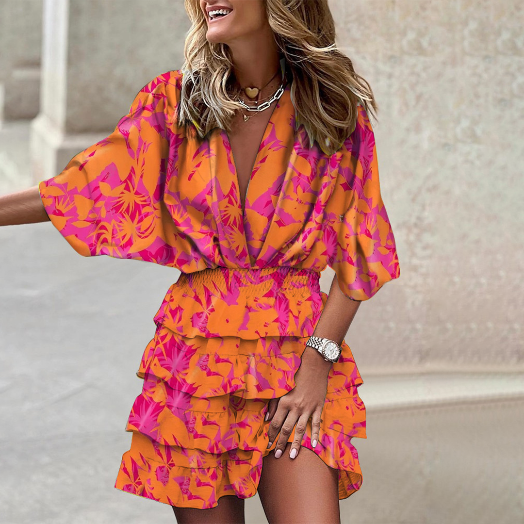 Dionea | Figurbetontes Minikleid aus weichem Stoff