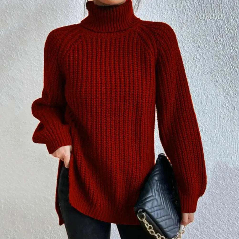 Gemütlicher Rollkragenpullover für Frauen