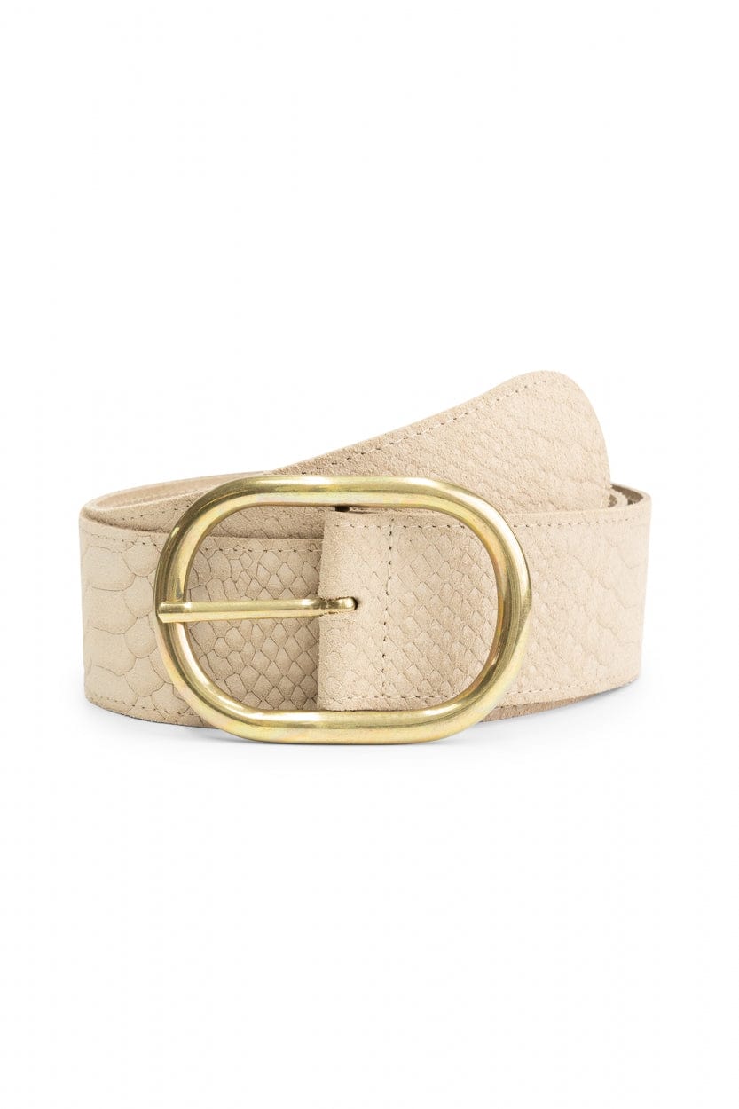 Ecru mit goldener Schnalle für Damen