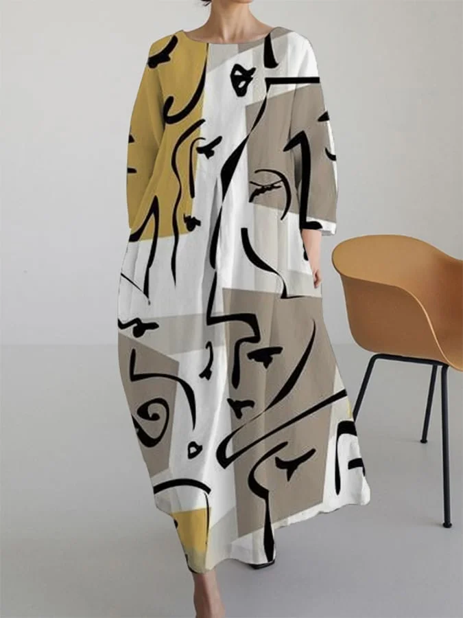 Azalea | Retro Damenkleid mit Print