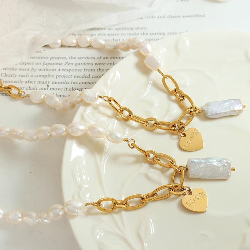 Elegante Halskette mit Herzanhänger Für Damen