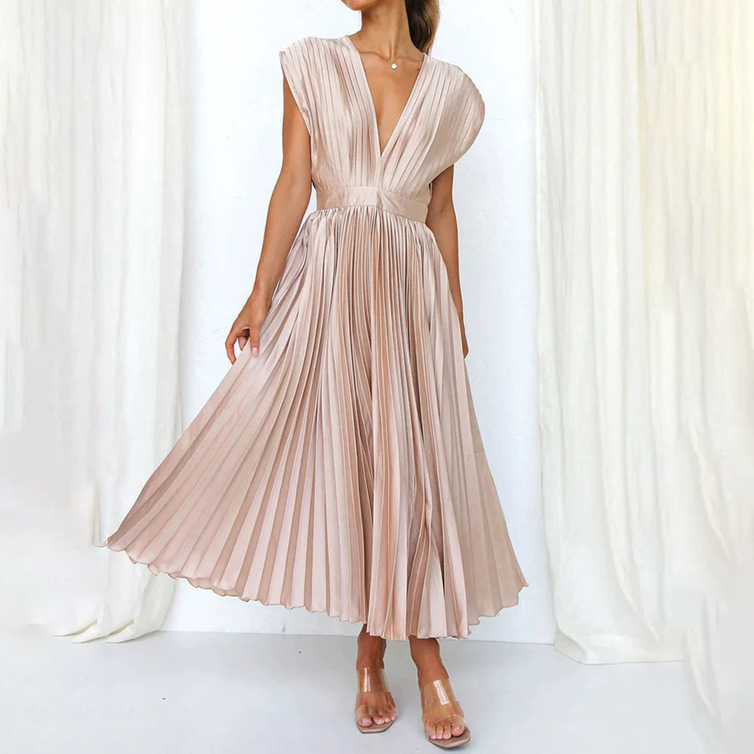 Elegantes zeitloses Kleid Für Frauen