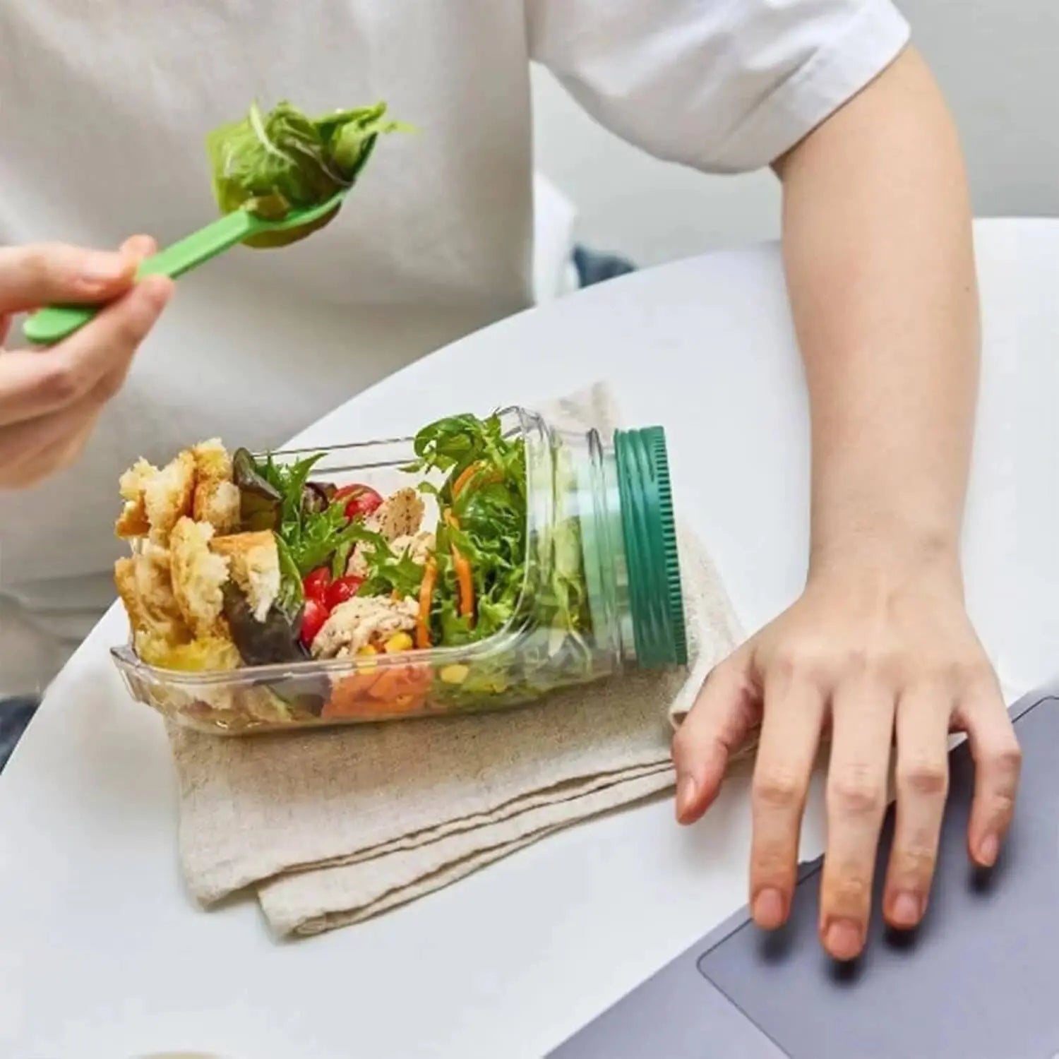 Premium Salatbox mit Leckdichtem Deckel - BPA-frei product image 5