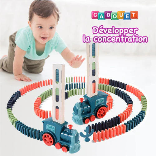 DominoTrain™ – Automatischer Domino-Zug für endlosen Spielspaß [50% Rabatt]