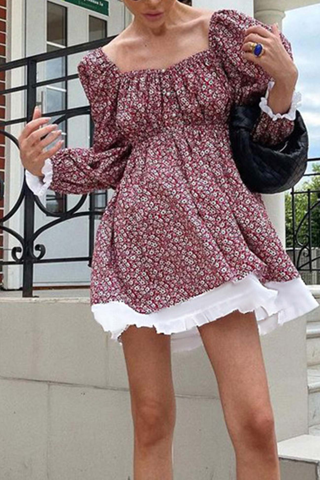 Eleonara | Blumiges Minikleid