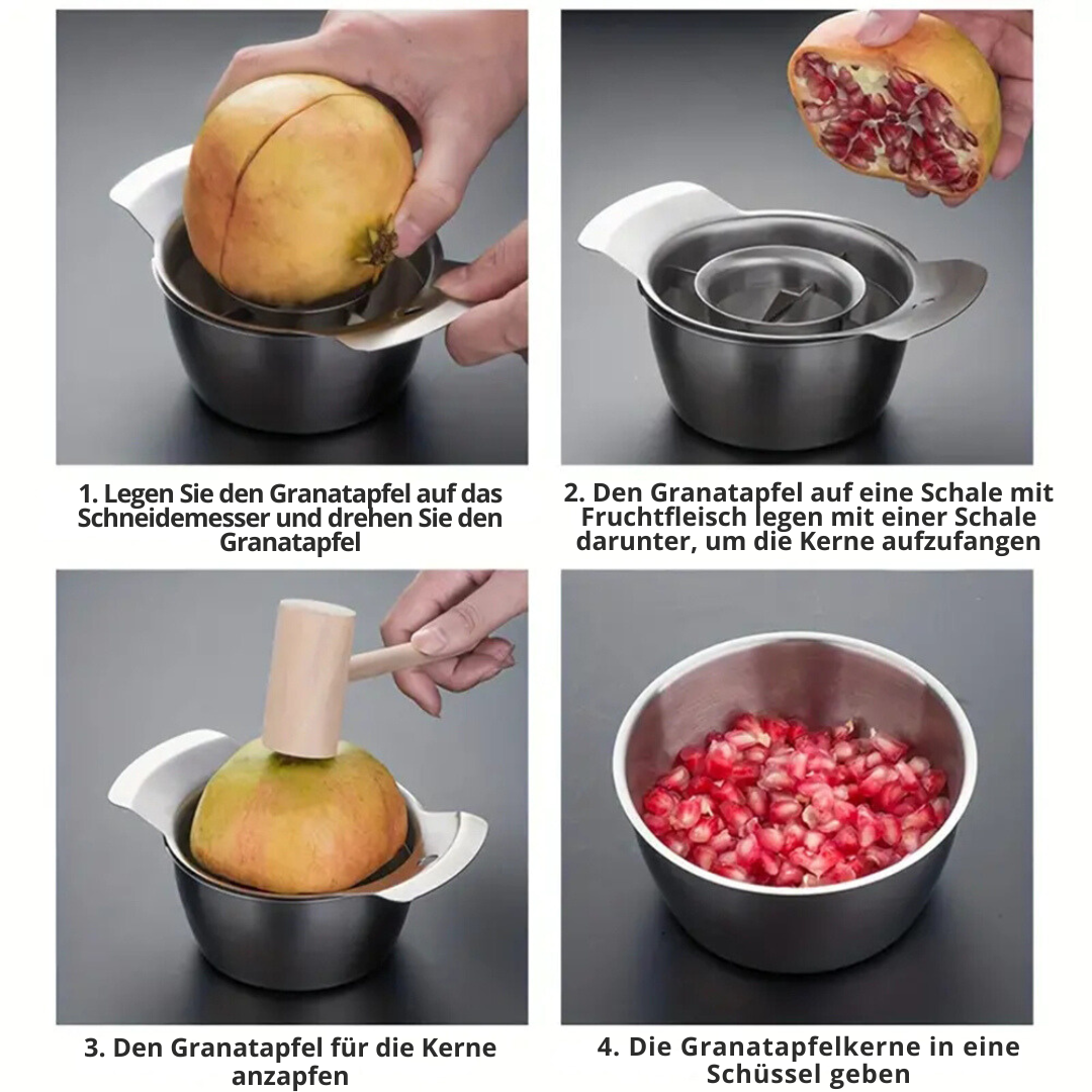Edelstahl Granatapfel-Entkernung – Mühelose Extraktion product image 3