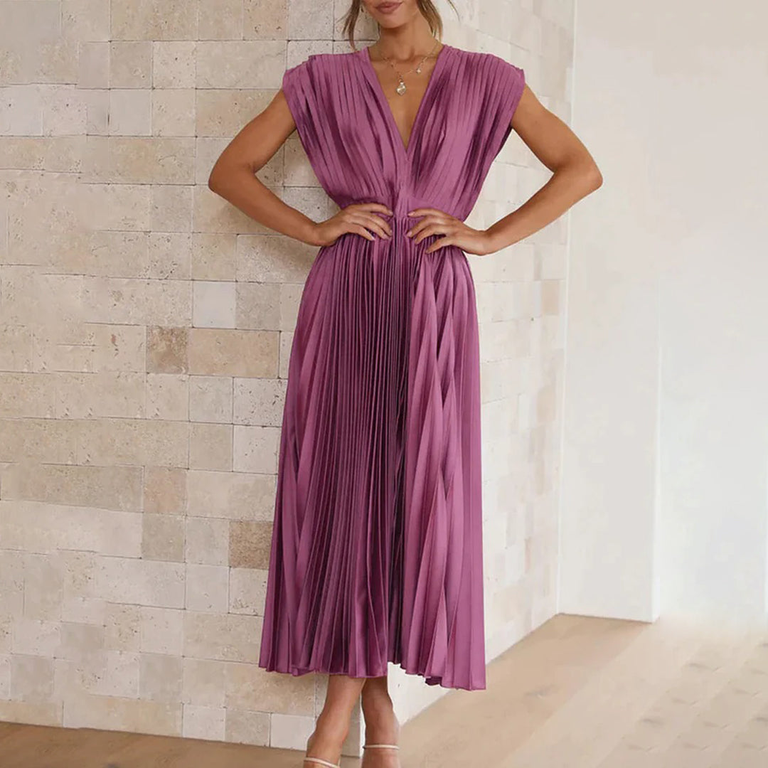 Elegantes zeitloses Kleid Für Frauen